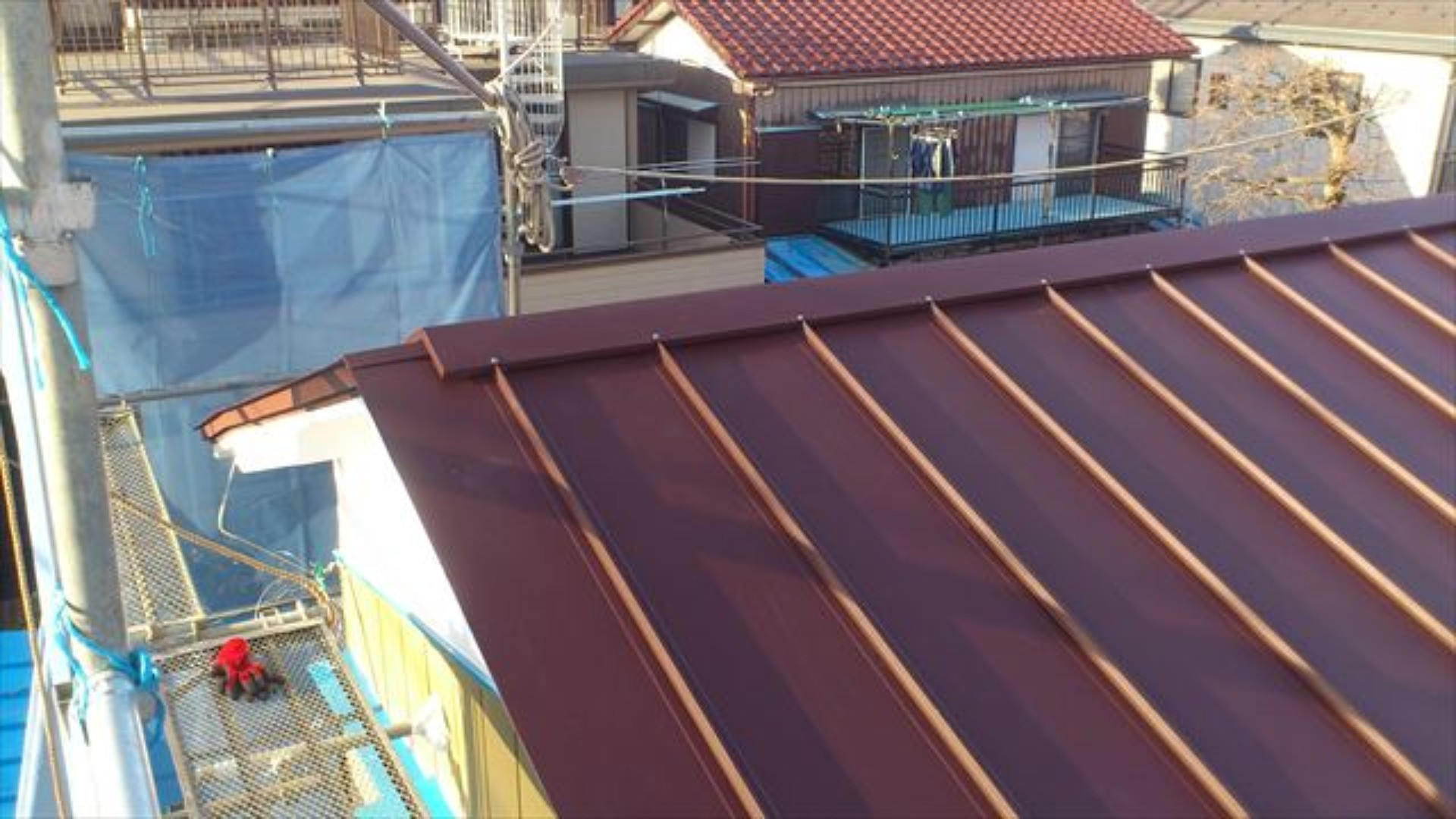 千葉A様亭 屋根板金の施工